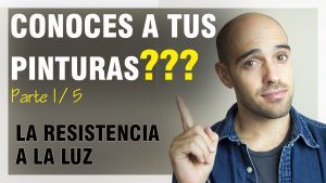 curso de pintura _ la resistencia a la luz
